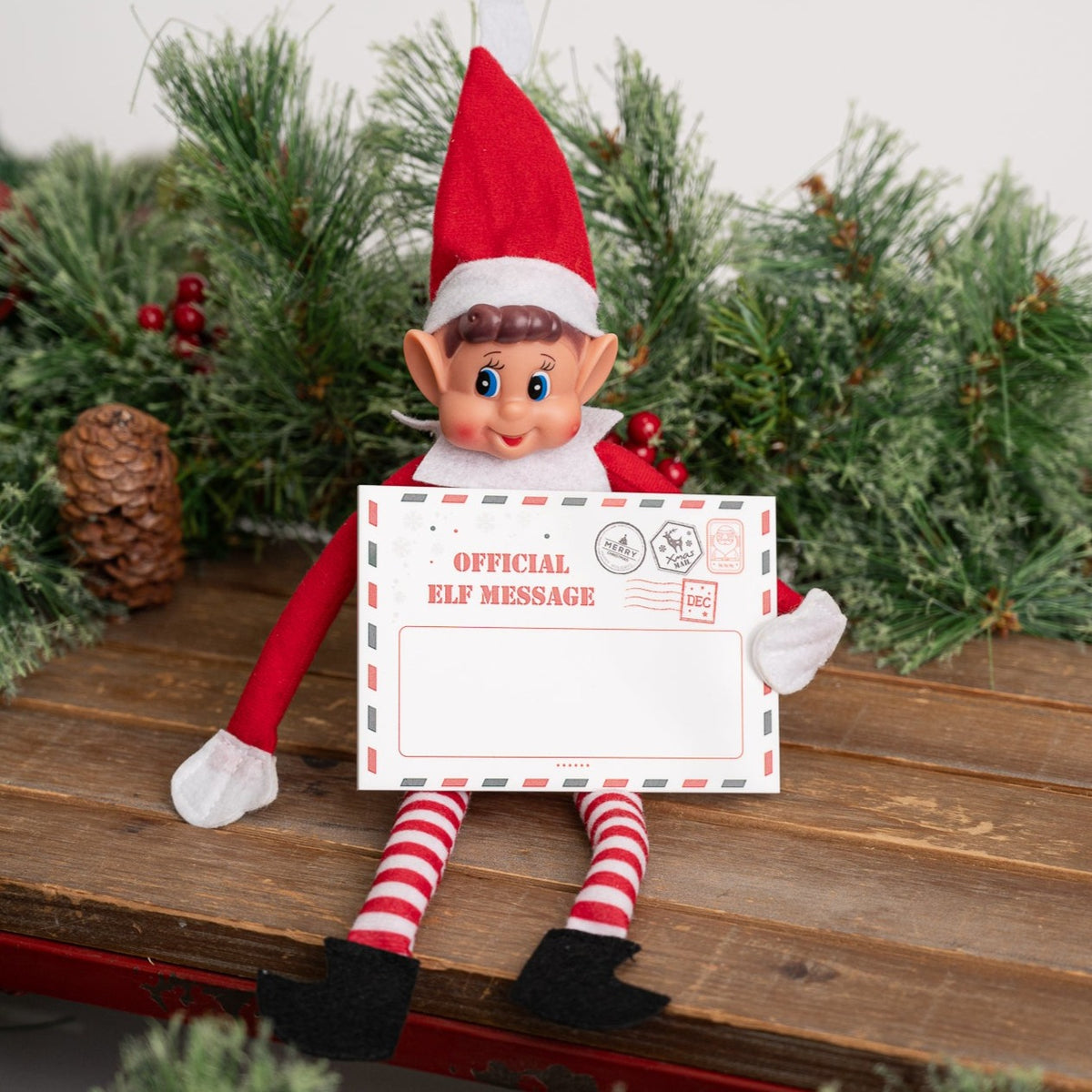 Reusable Drywipe Acrylic Everyday Elf Message Board Porky Penguin