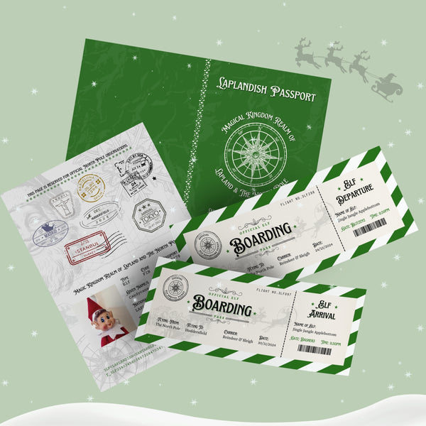Elf Arrival and Departure Travel Set