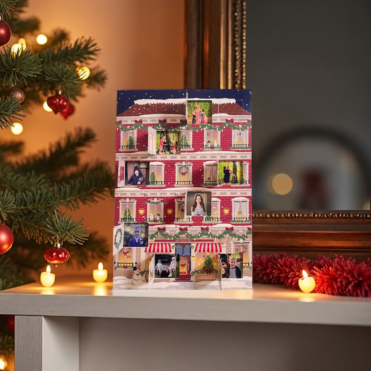 Bridgerton Style House Photo Advent Calendar Porky Penguin