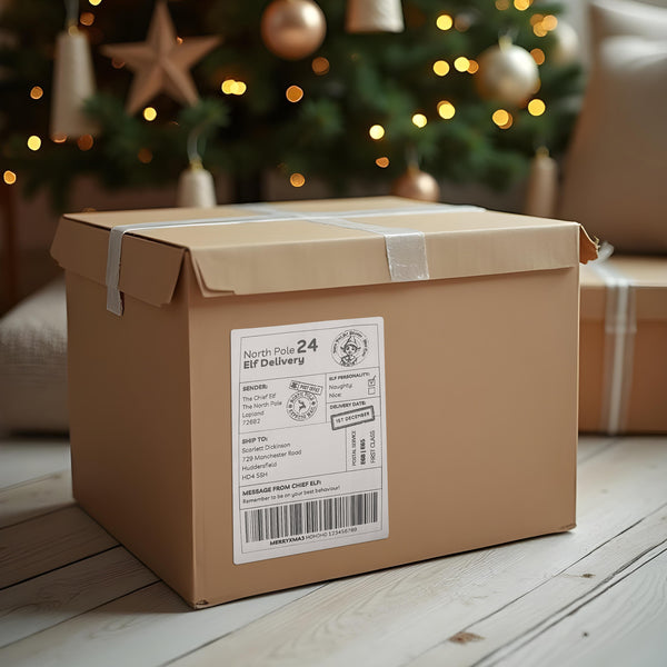 'Elf Delivery' Official Parcel Sticker