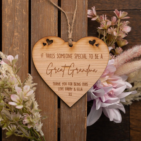 Mother's Day Hanging Heart Plaque