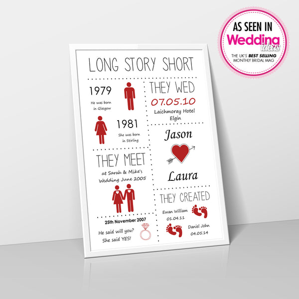 Long Story Short Print with children