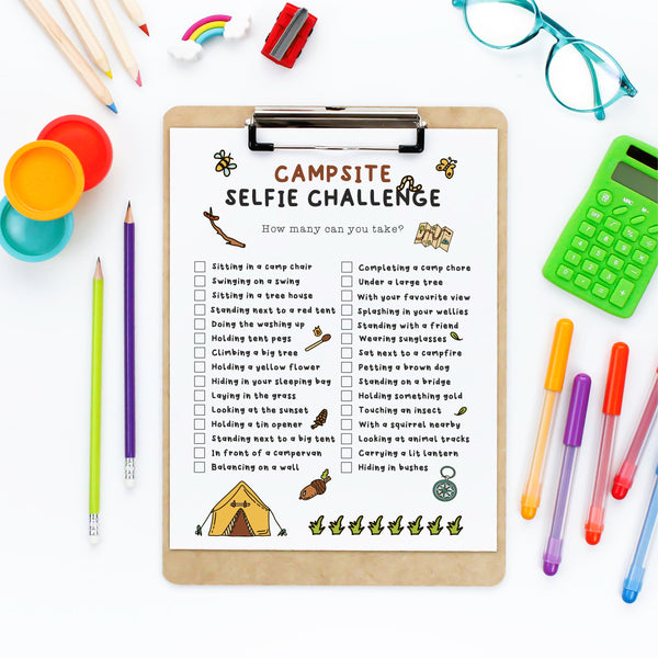 Selfie Challenge - Campsite Edition Digital Download