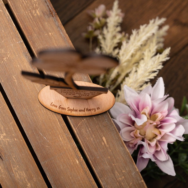 Personalised Wooden Flower Pot