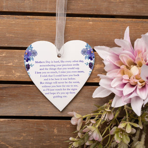 Lilac Memory Heart for Mother's Day