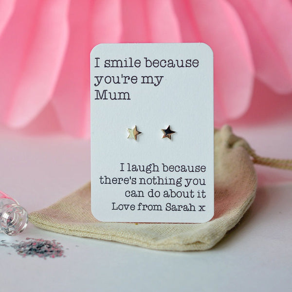 'I Smile Because' Earrings