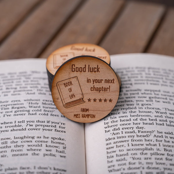 Book of Life Wooden Keepsake Token