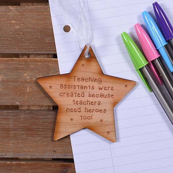 Teaching Assistant Hanging Star