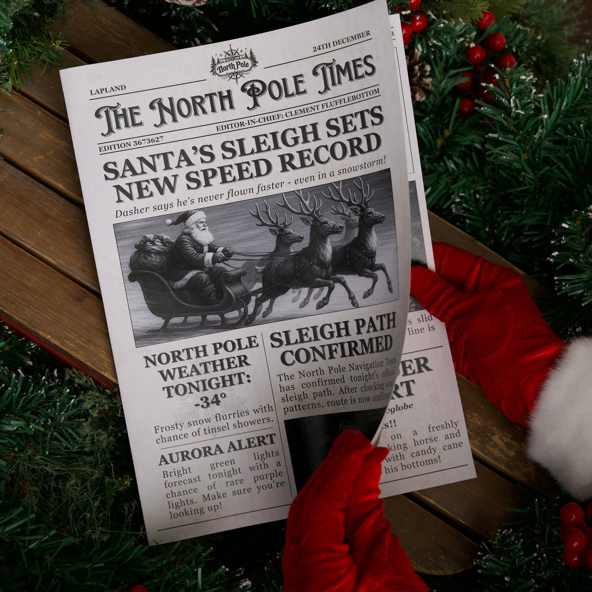 What did Santa lose/drop this year? – Porky Penguin