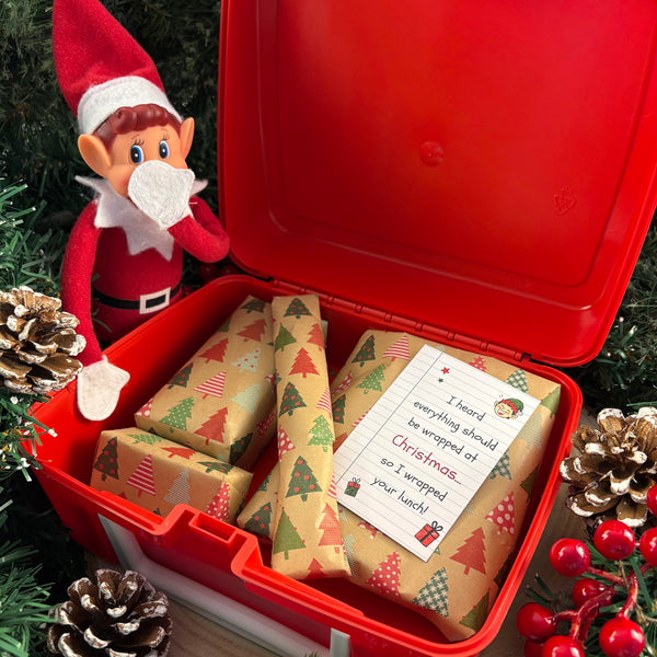 Lunch Box Elf pack with Jokes, Missions, Elf Pranks and More