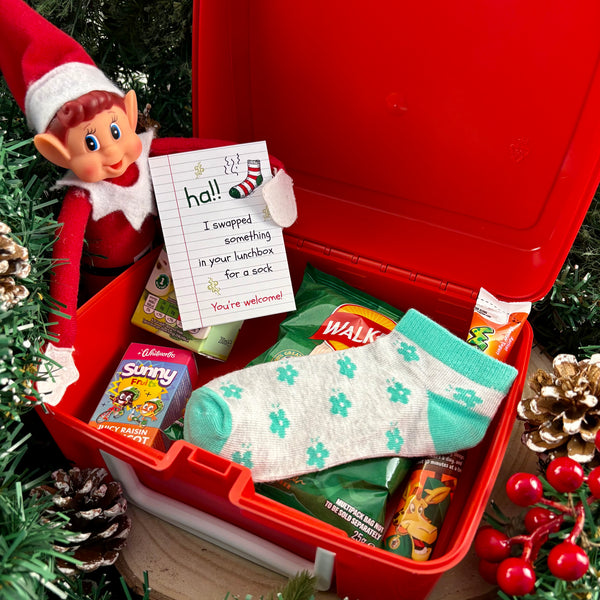 Lunch Box Elf pack with Jokes, Missions, Elf Pranks and More