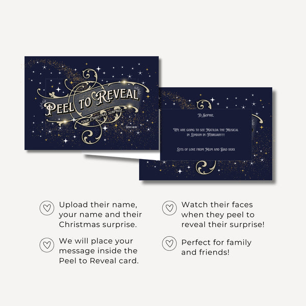 Peel to Reveal Christmas Card