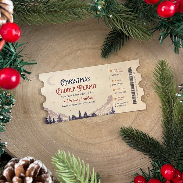 Christmas Lifetime of Cuddles Permit