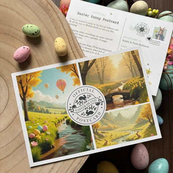 Personalised Arrival Postcard from The Easter Bunny 2026