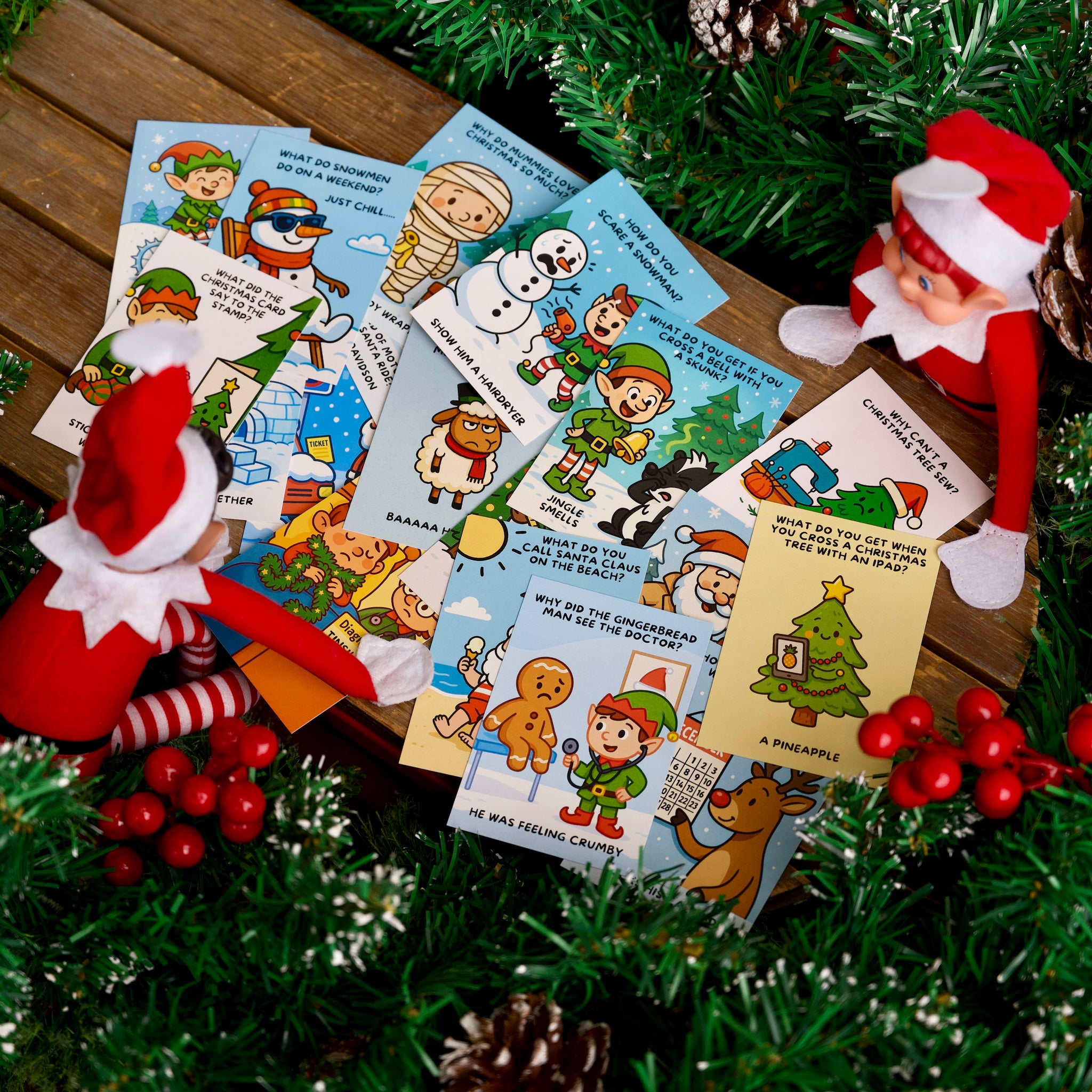 Elf Joke Cards - 2025
