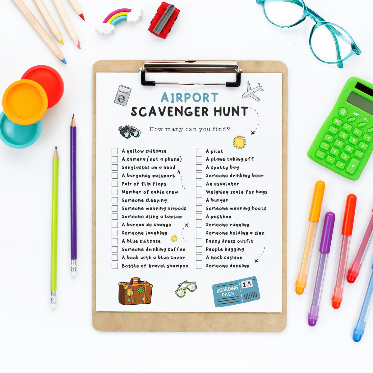 Scavenger Hunt - Airport Edition Digital Download – Porky Penguin