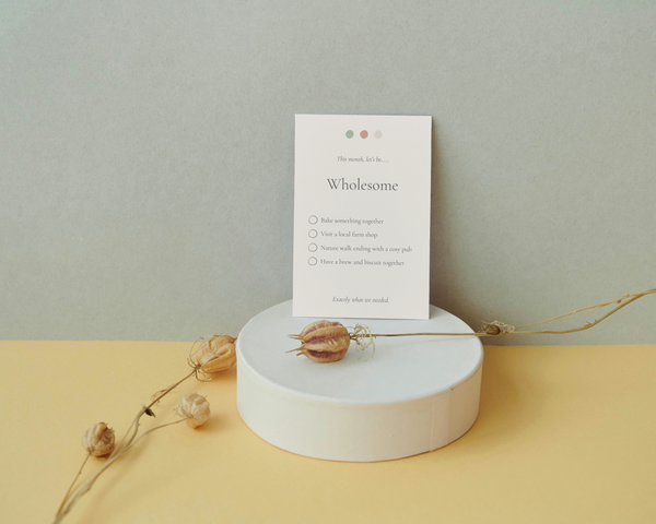 A Year for Us – A Year of Making Time Together