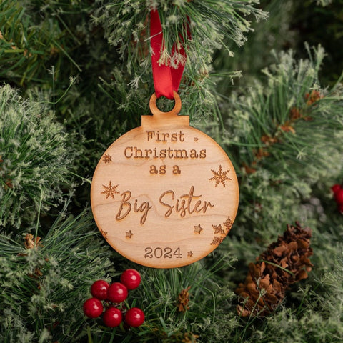 Personalised First Christmas as...... (Choose anything) Tree Decoration