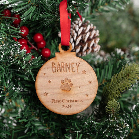 Dogs First Christmas Bauble