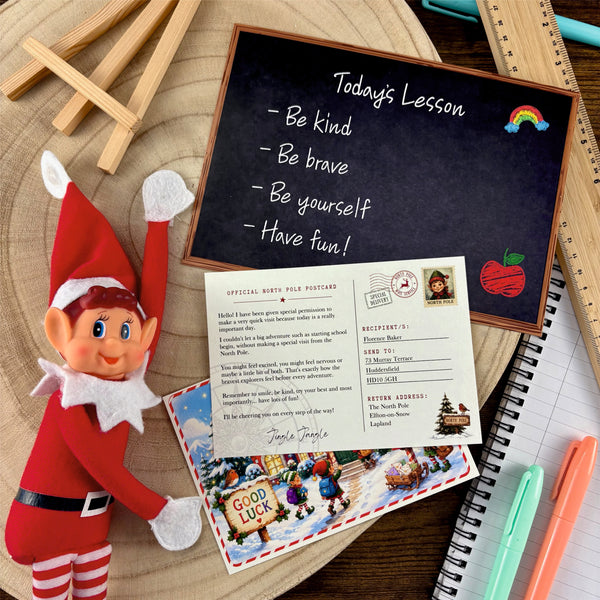 Elf's Special Visit for the First Day of Term