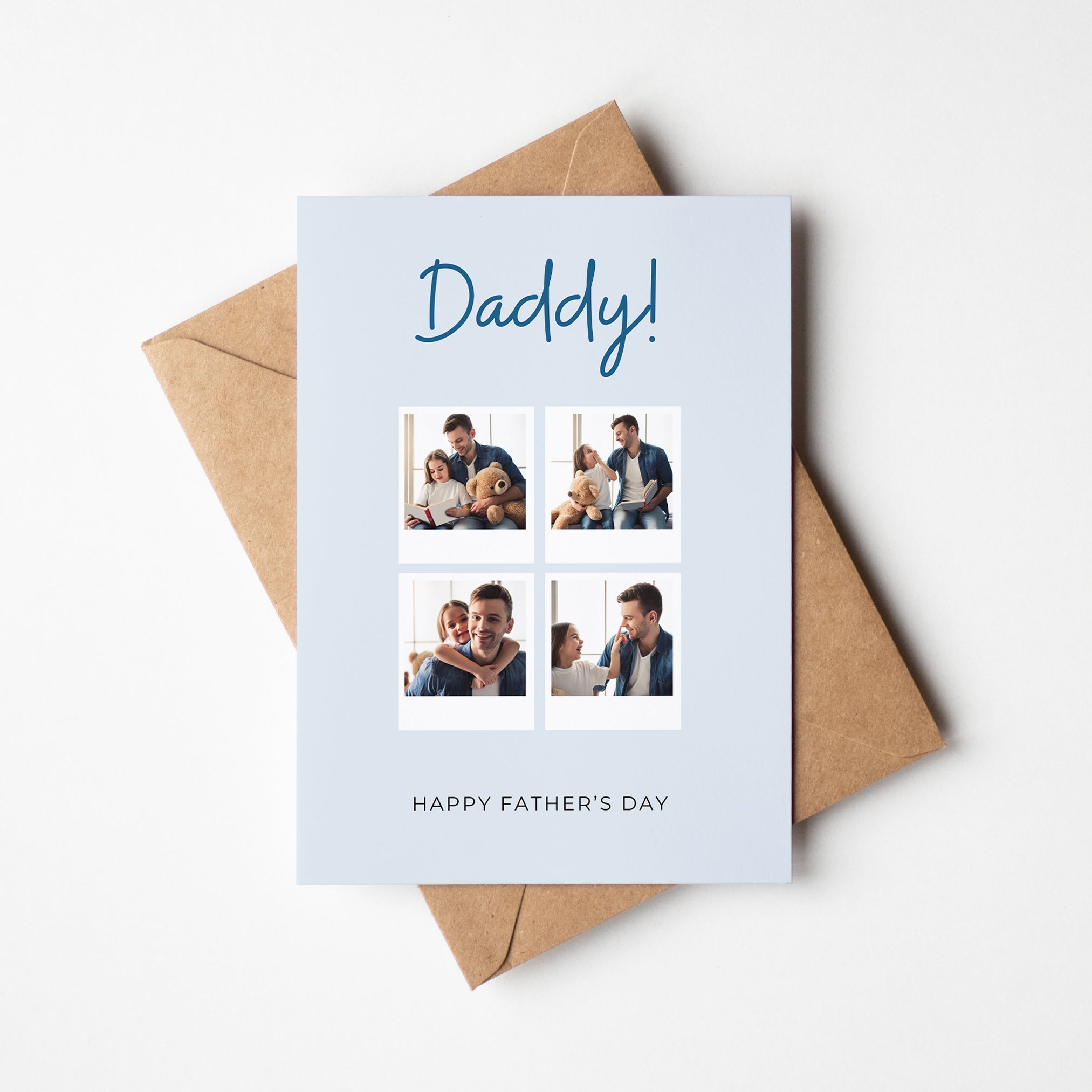 Personalised Photograph Father's Day Card