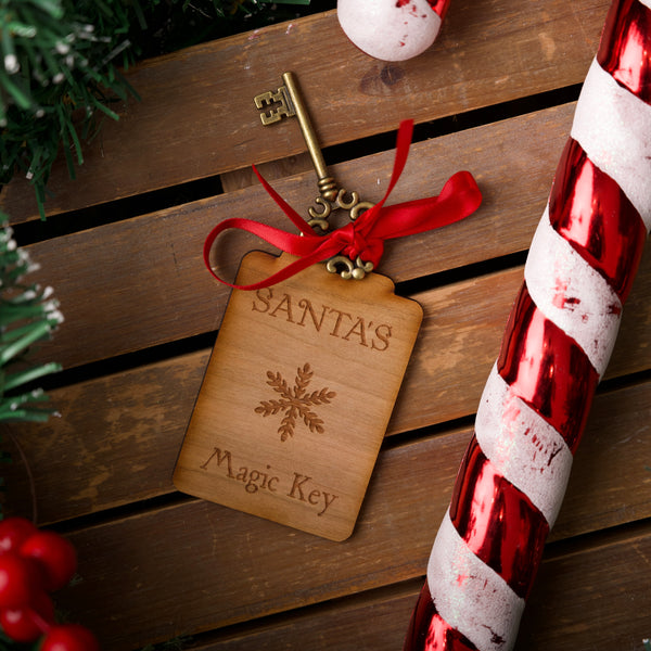 Wooden Christmas Magic Key