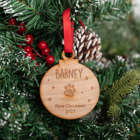 Dogs First Christmas Bauble