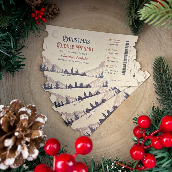 Christmas Lifetime of Cuddles Permit