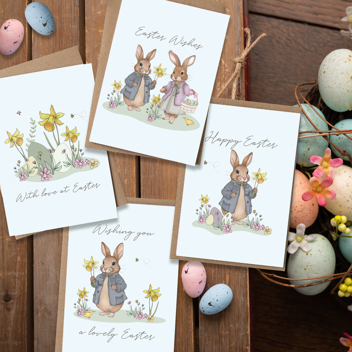 Easter Greetings Cards Multipack – Porky Penguin