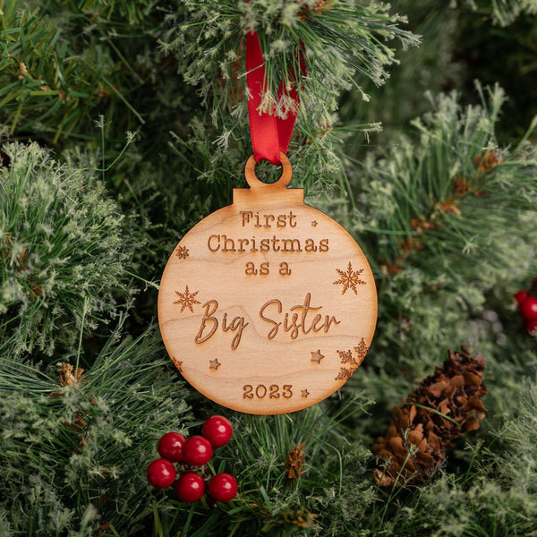 Personalised First Christmas as...... (Choose anything) Tree Decoration