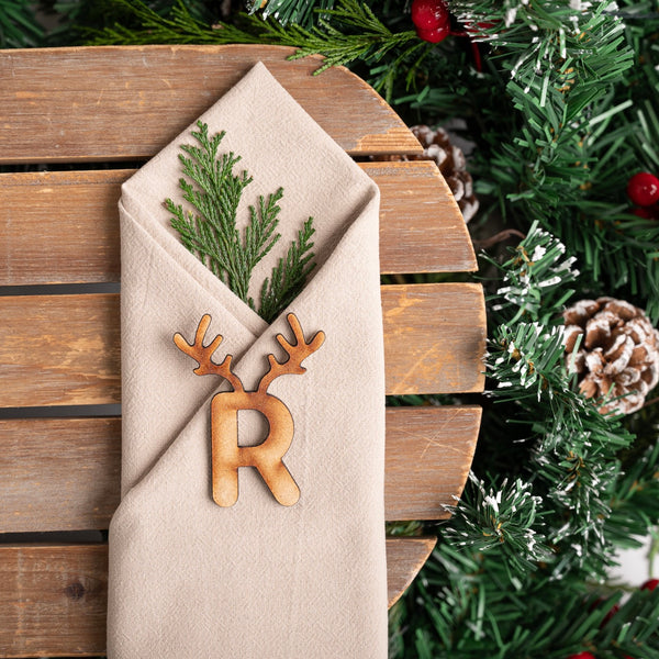 Initial Reindeer Place Name/Gift Tag