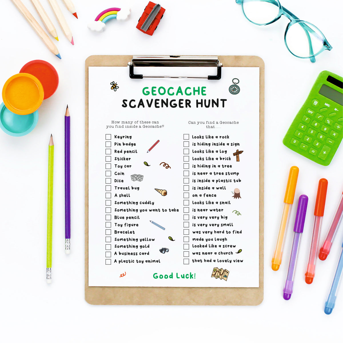 Scavenger Hunt - Geocache Edition Digital Download – Porky Penguin