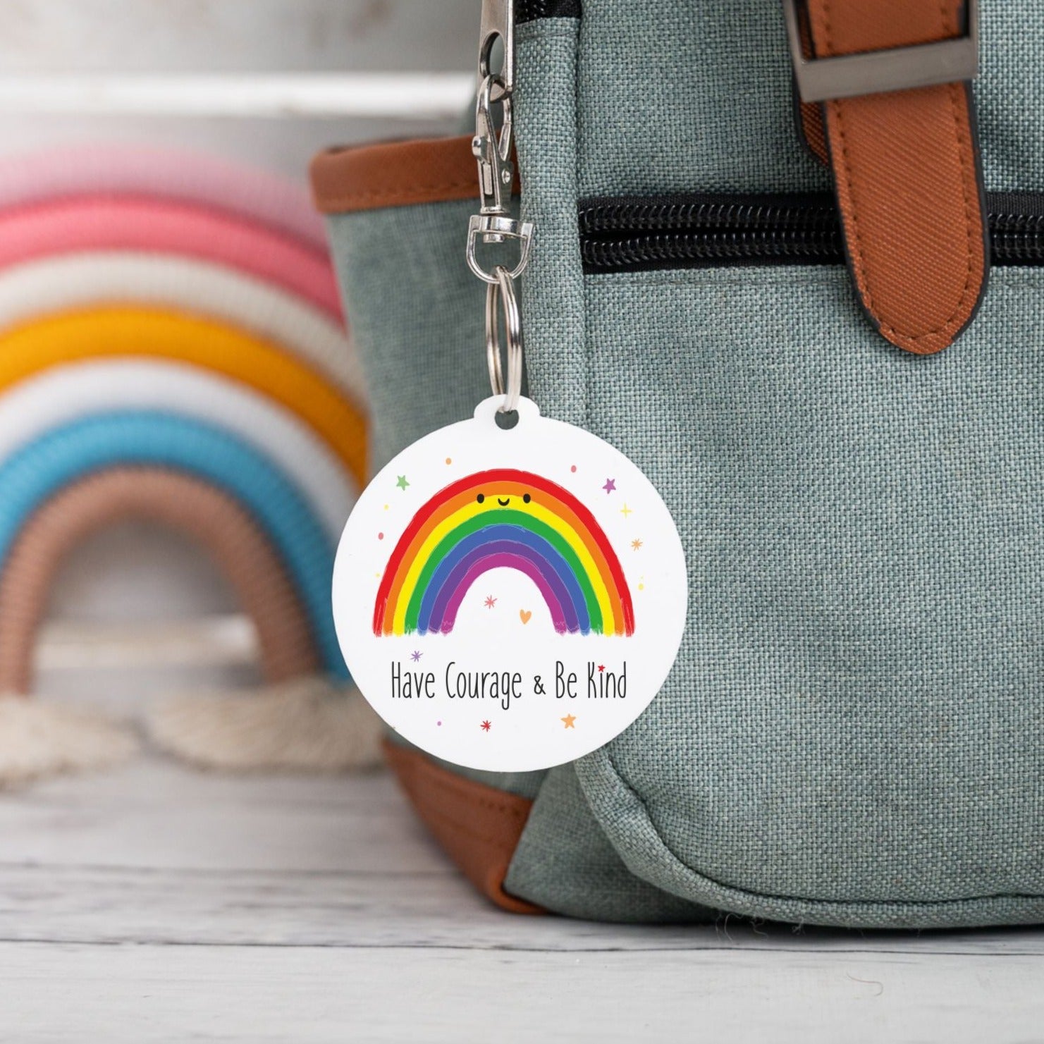 Have Courage & Be Kind Bag Tag