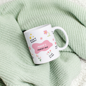 Personalised Mindset Mug in Pink