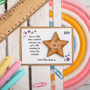 Mini Star Keepsake - Gift for pupils from Teachers - Class pack
