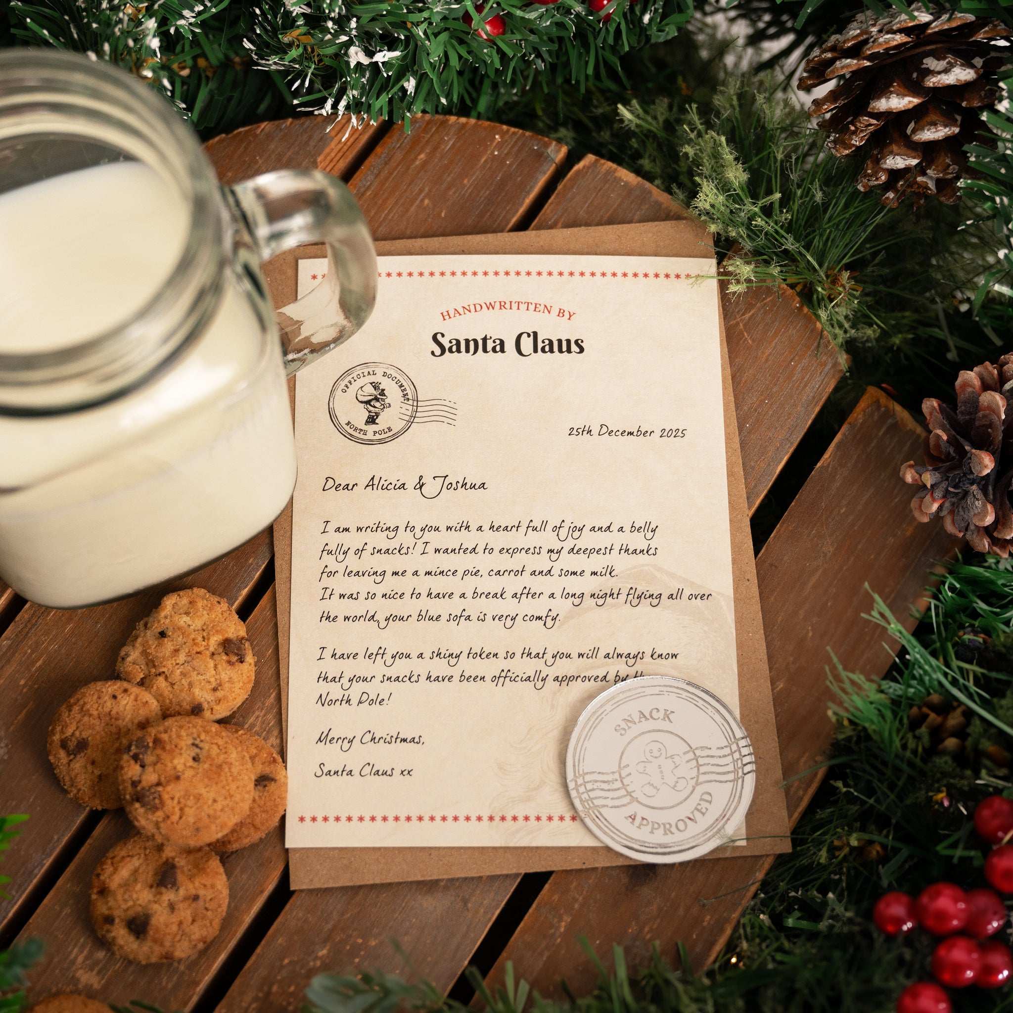 Snack Approval Note and Token – Porky Penguin