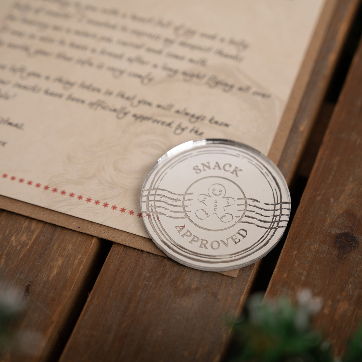 Snack Approval Note and Token – Porky Penguin