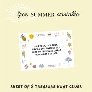 Summer Treasure Hunt - Free Digital Download