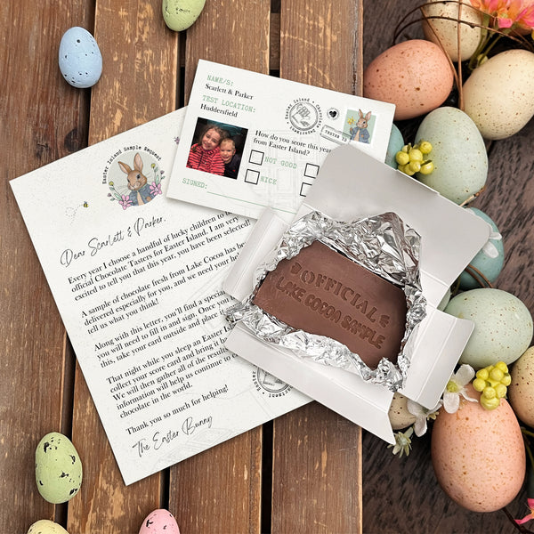 Personalised Official Easter Island Chocolate Taster