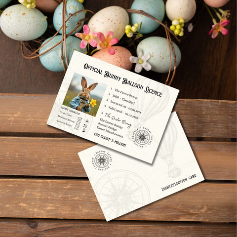 Easter Bunny Hot Air Balloon Licence