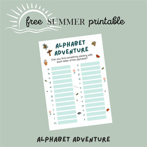 Alphabet Adventures - Free Digital Download