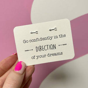 Go Confidently In The Direction Of Your Dreams Earrings