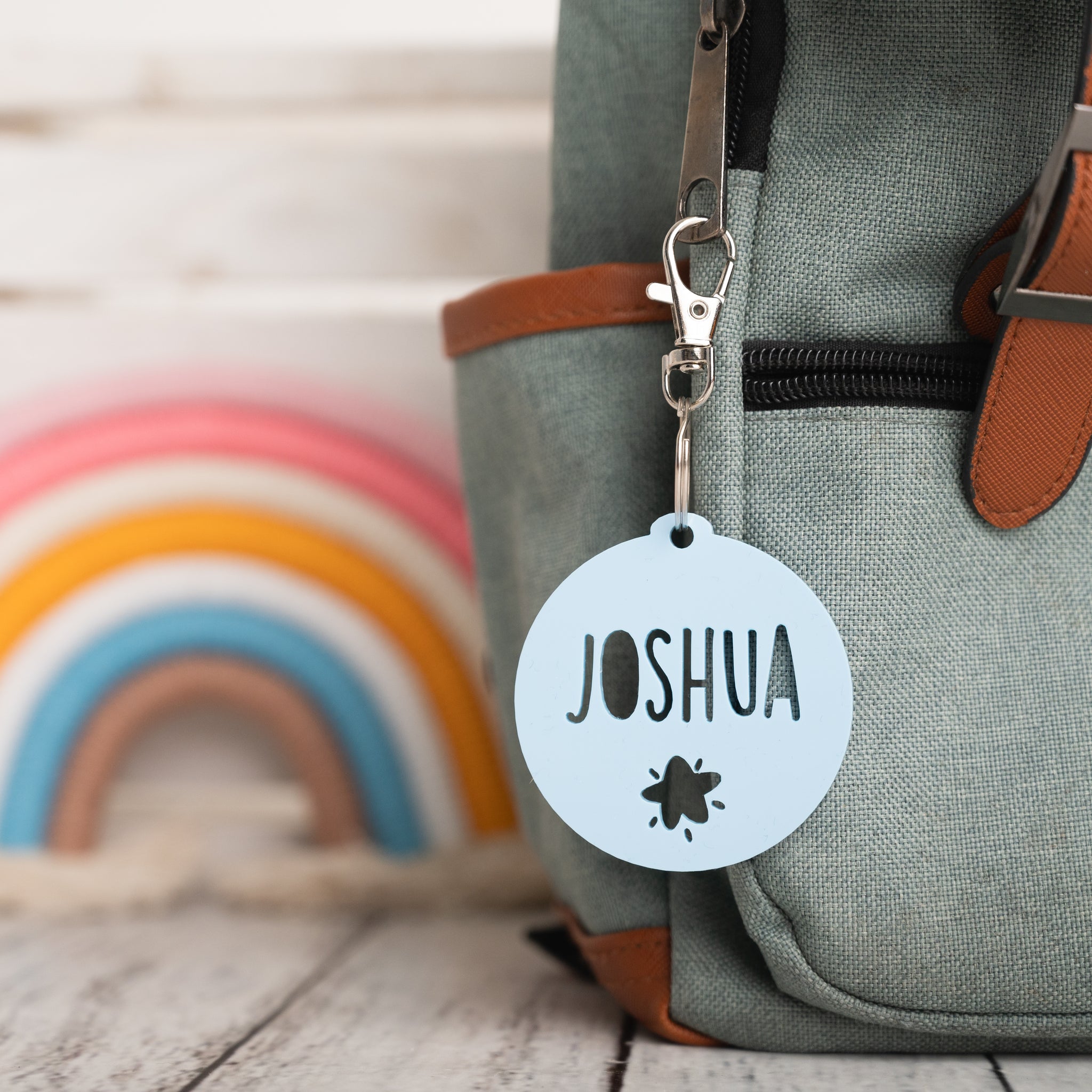 Personalised Acrylic Bag Tag