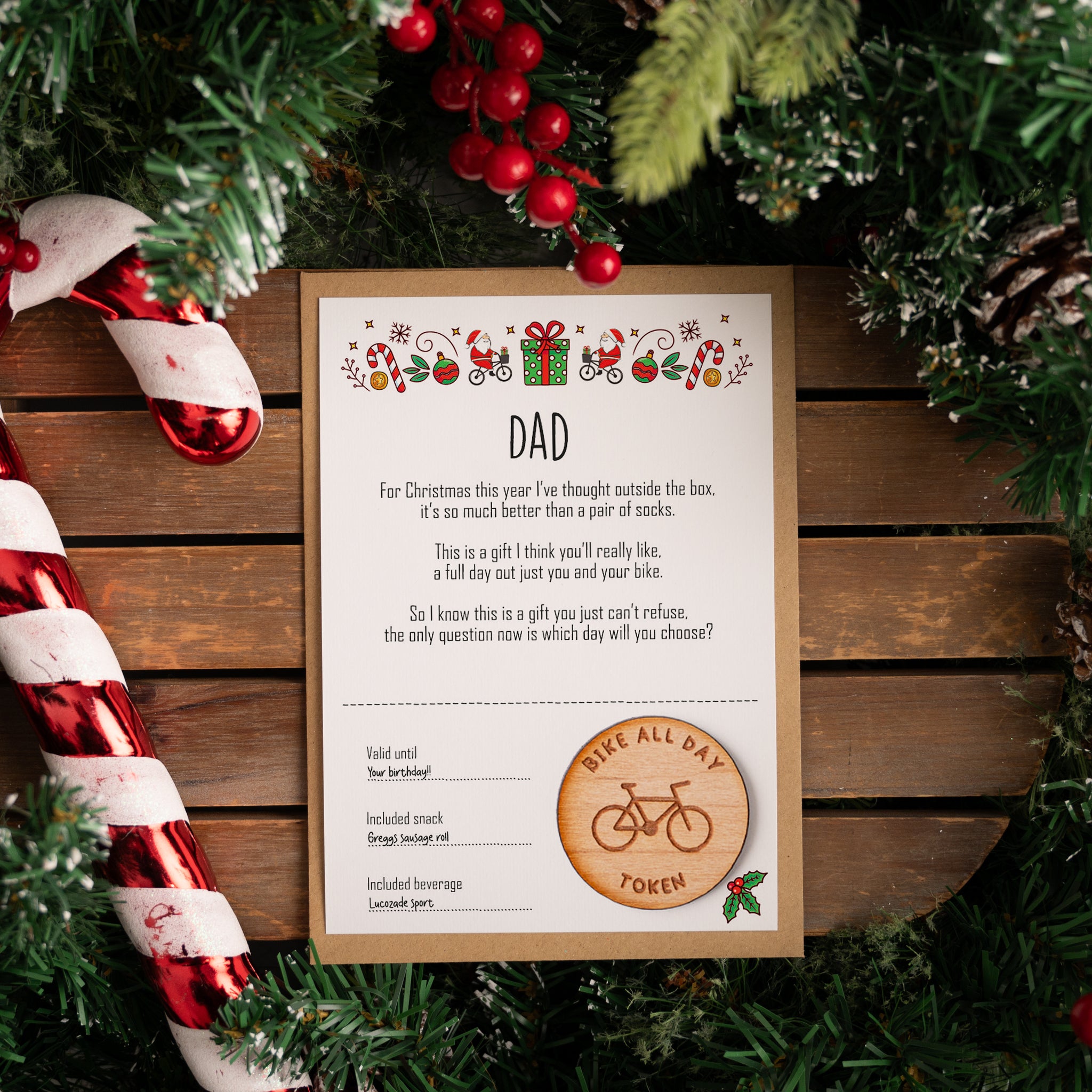 Christmas Biking Token