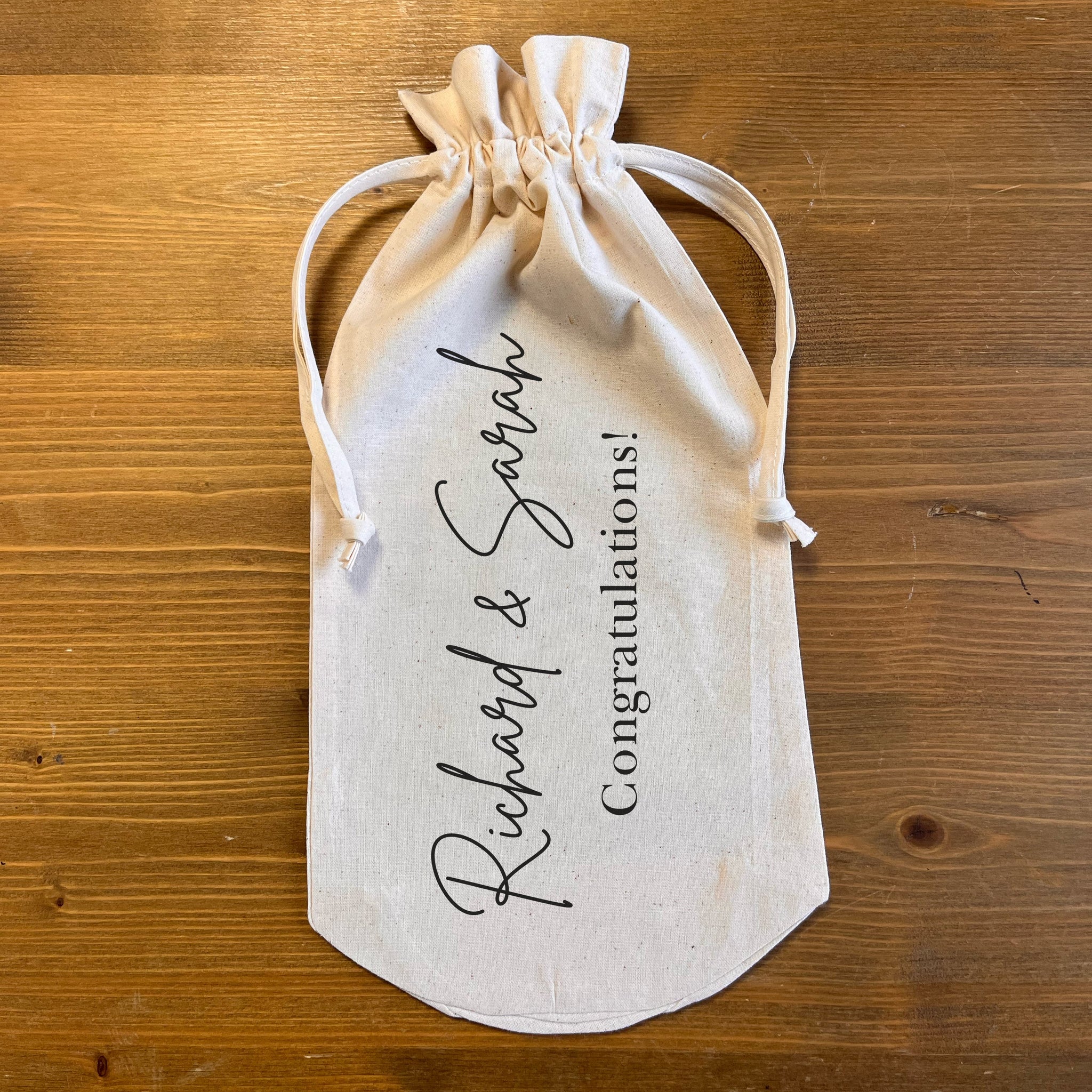 Personalised Bottle Bag