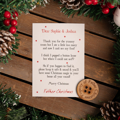 BEST SELLING - Father Christmas' Missing Button