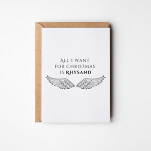 Rhysand Acotar Christmas Card