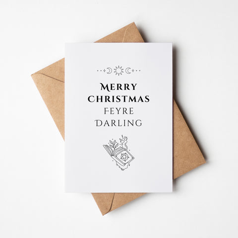 Merry Christmas Ferye Darling Card