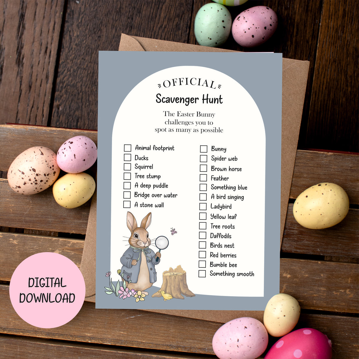 Easter Scavenger Hunt - DIGITAL DOWNLOAD – Porky Penguin