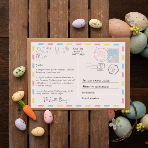 Personalised Postcard from The Easter Bunny 2025